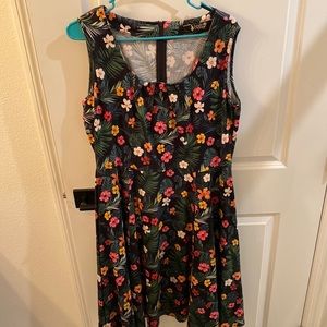 Lady Vintage London Jasmine Tropical Heat dress UK20/US16